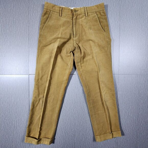 Norse Projects Mens 28x28 Haga Brushed Moleskin Tan Chino Pants N25-0298 - Picture 1 of 10